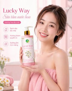 sua tam Lucky Way huong nuoc hoa 