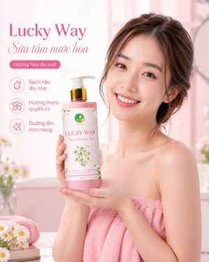 sua tam Lucky Way huong nuoc hoa