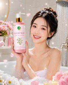 sua tam Lucky Way huong nuoc hoa 